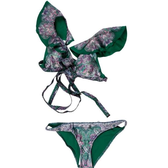 Zimmerman green bikini #3 - Picture 3 of 11